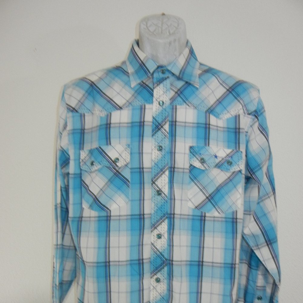 Los Altos Boots Pearl Snap Western Shirt Men medium